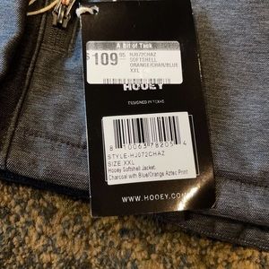 Mens brand new hooey soft shell jacket